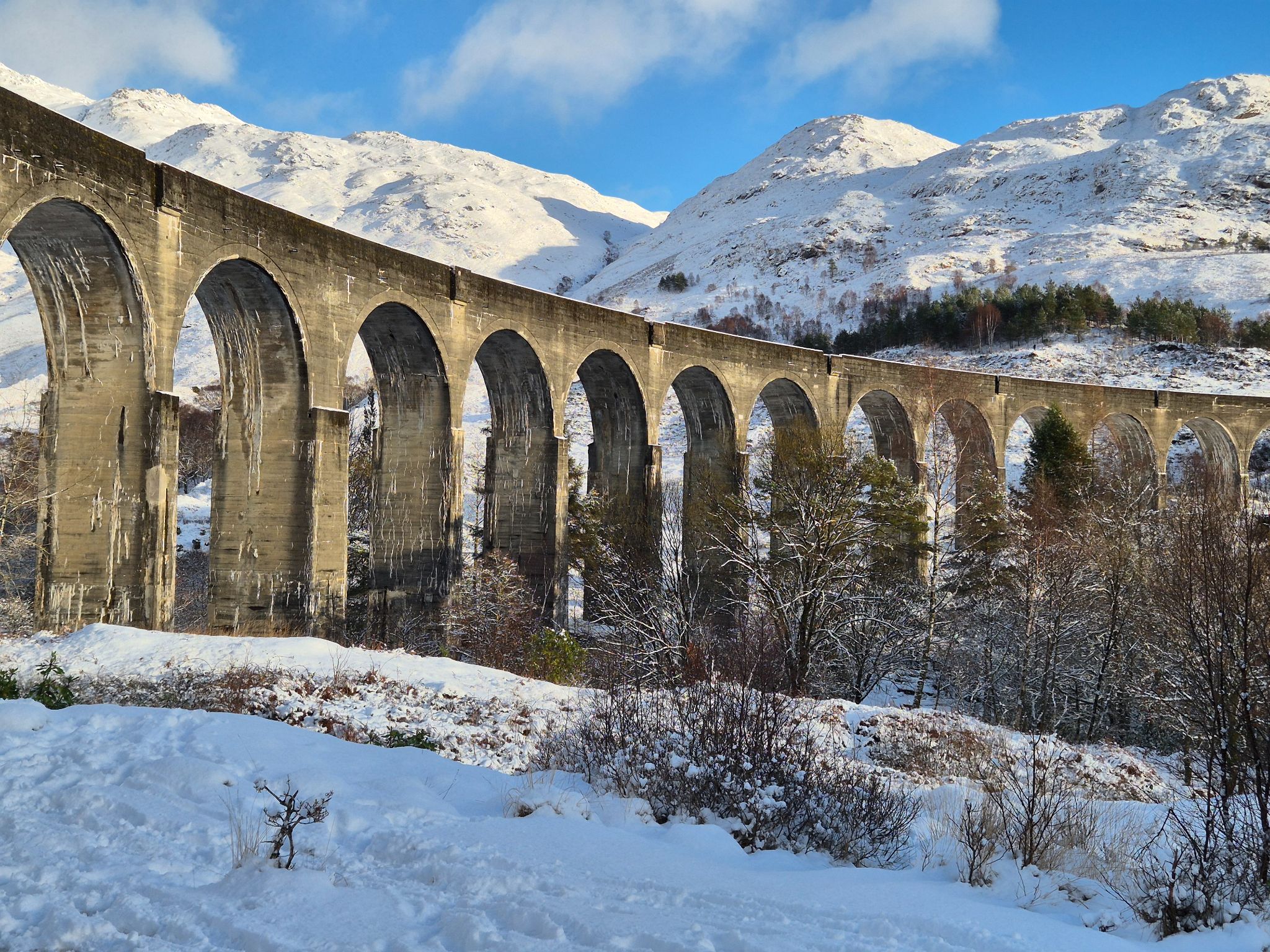 Glenfinnan-Viadukt, bekannt durch die Harry Potter Filme